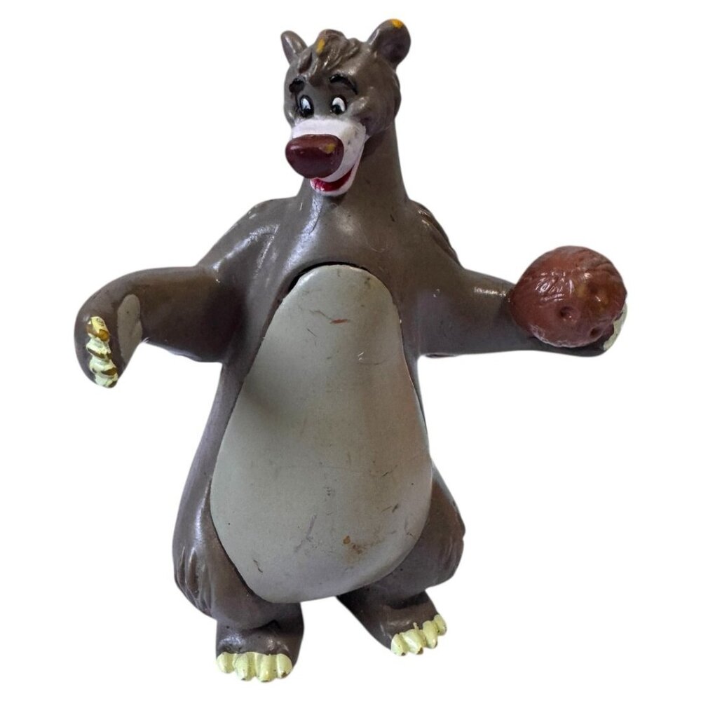 DISNEY BALOO WITH COCONUT‎ FROM JUNGLE BOOK PVC FIGURE CAKE TOPPER 4"